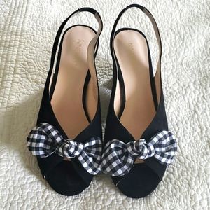 Nine West Peep Toe Sling Back Shoes Size 8M